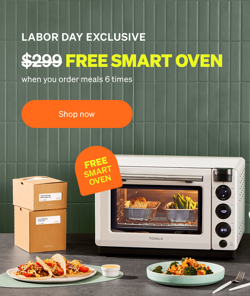 Save BIG on the Tovala Smart oven when you agree to order 6 weeks of meals over 6 months. Shop now.